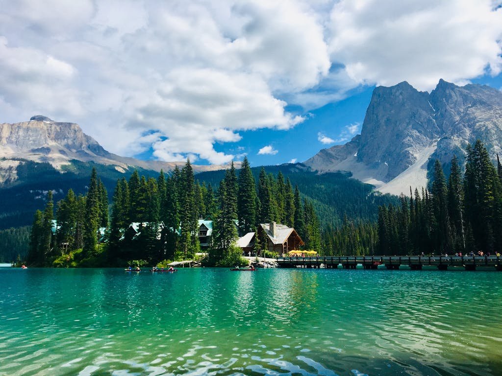 Photo of Lake Under Cloudy Sky